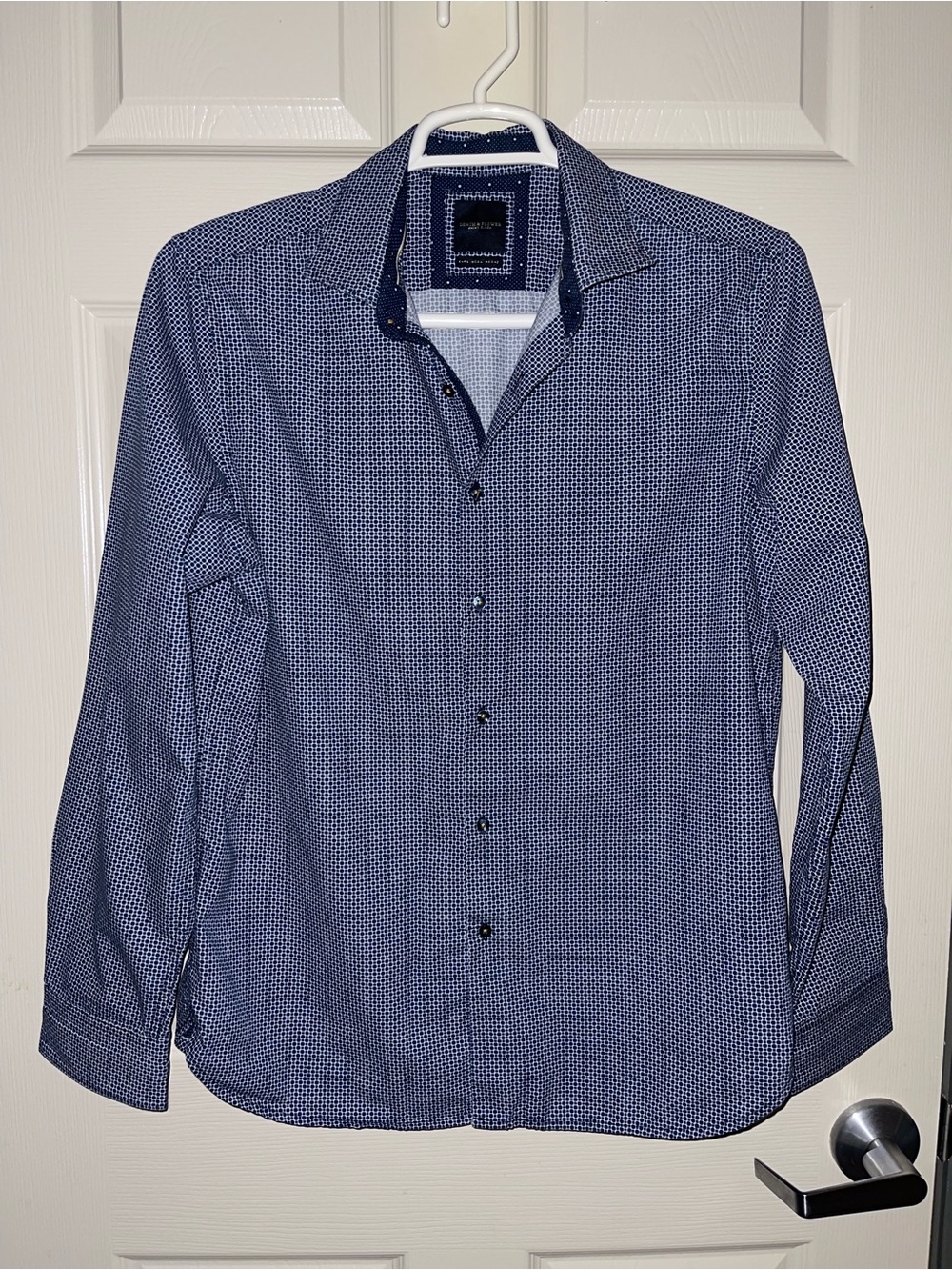 Denim & Flower Men's Button-Down Shirt